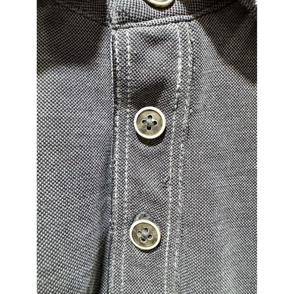 Tommy Bahama Mens Gray Tencel Blend Short Sleeve Polo Shirt Size M - Picture 6 of 7